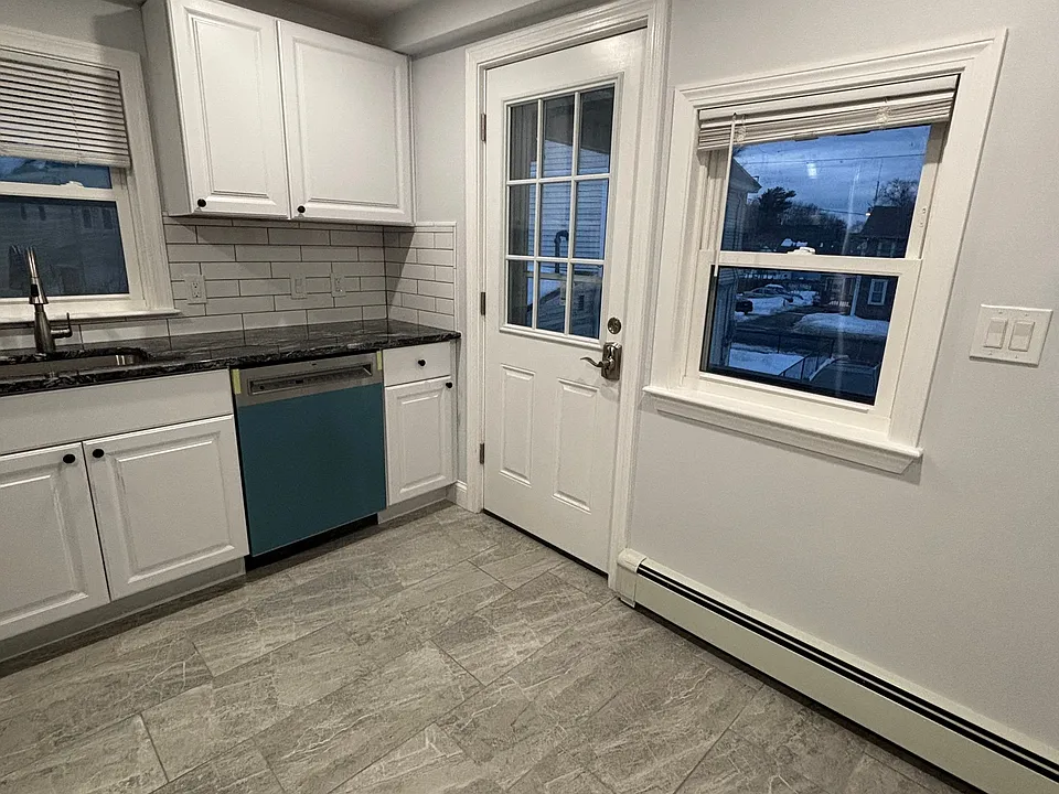 Kitchen and back door