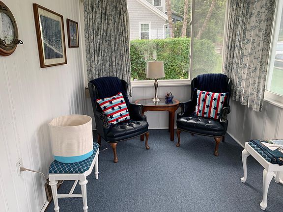 Front porch with waterviews