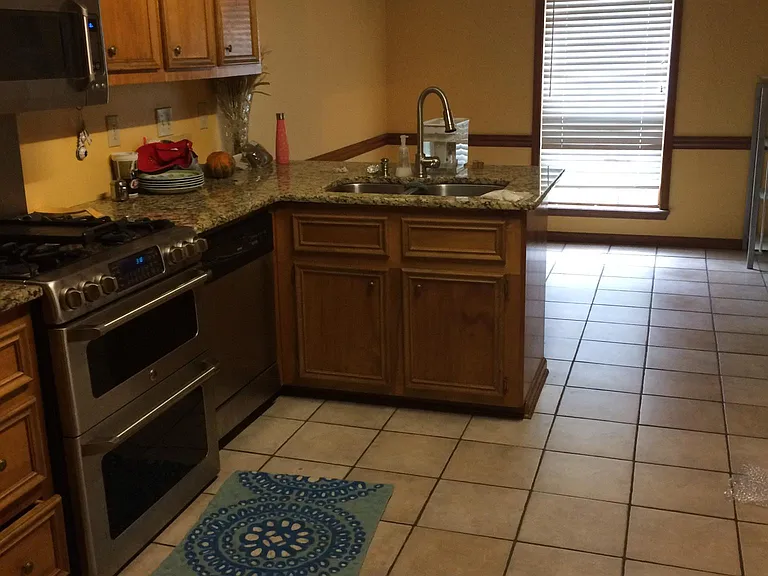 Kitchen with breakfast area
