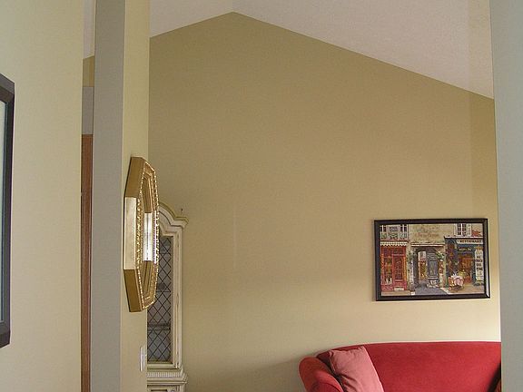 Vaulted ceilings with professionally painted rooms!