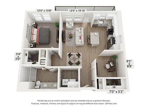 Floor plan A4 - Azure