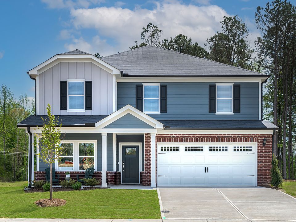 Chatham front exterior at a Meritage Homes community in Zebulon, NC.