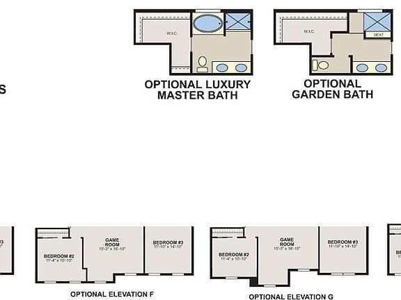 Sorrel Classic First Floor Options