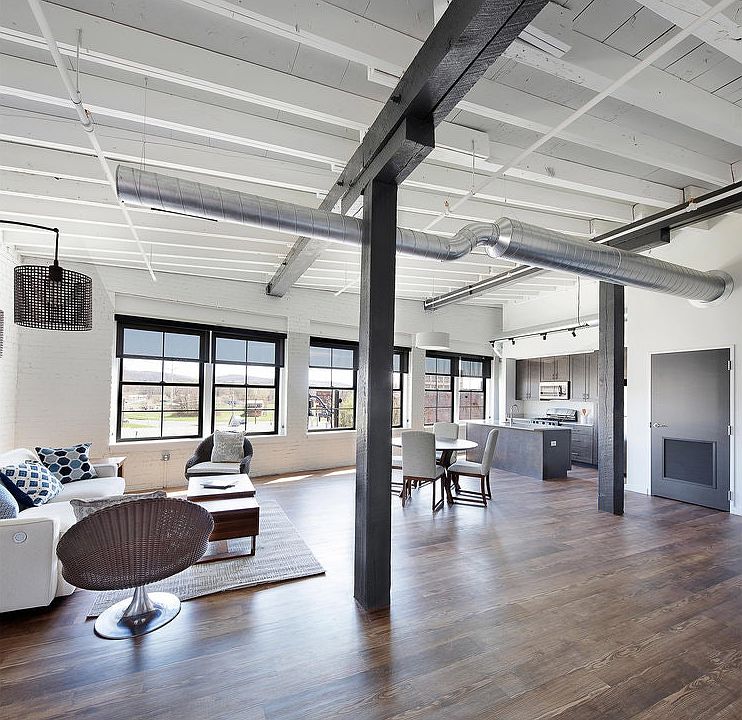 Living Room + Kitchen