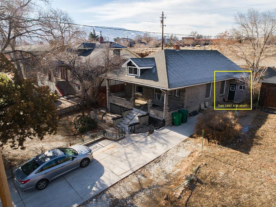 Yellow Box shows rental area and private entrance, not entire home.