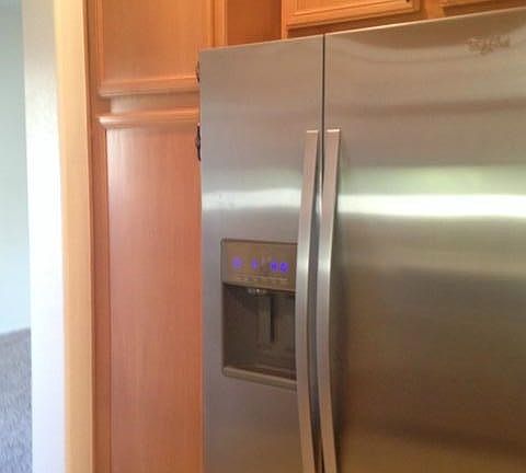 new stainless steel appliances included