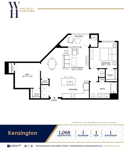 Floor plan Kensington