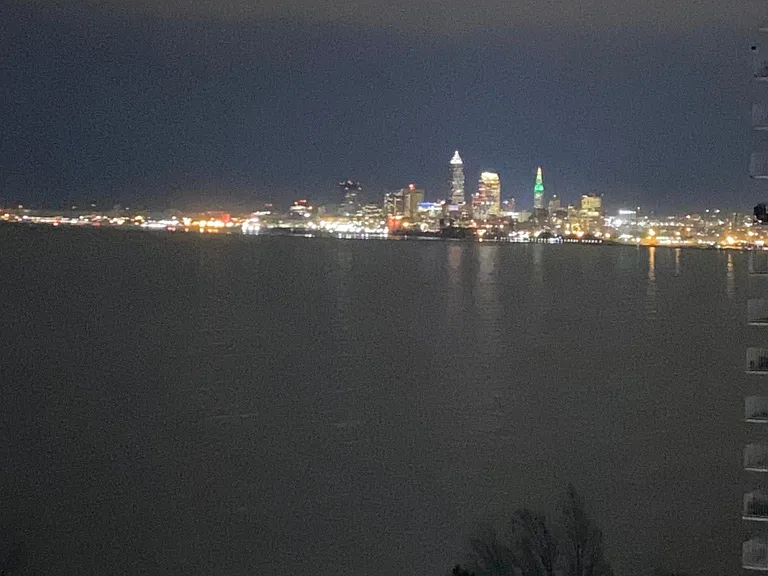 Night time view from your balcony