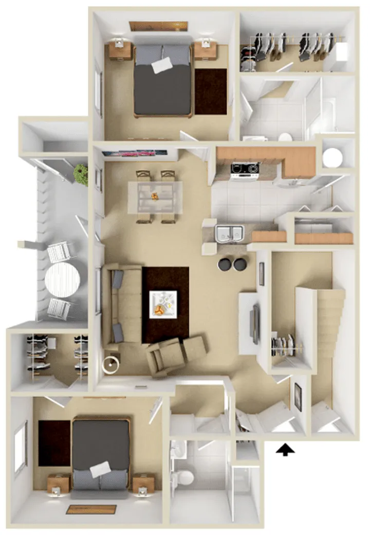 Floor plan B - Sonoma