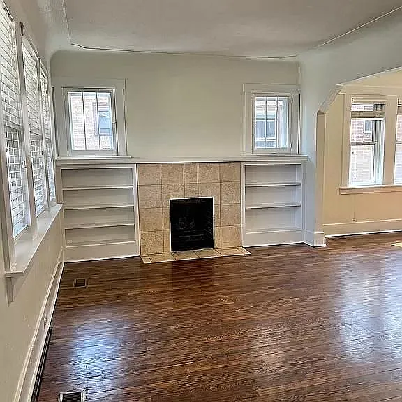 Living Room with built-ins