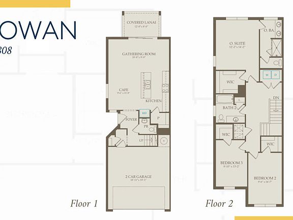 Rowan Quick Move-In Floor Plan - Floor 1 2