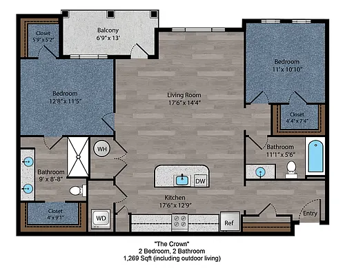 Floor plan The Crown