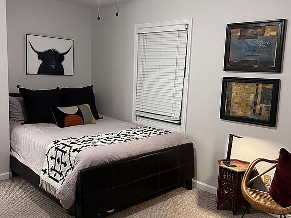Large master bedroom with private bath and walk-in closet