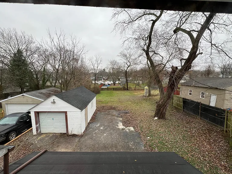 Large back yard for all your playtime needs.