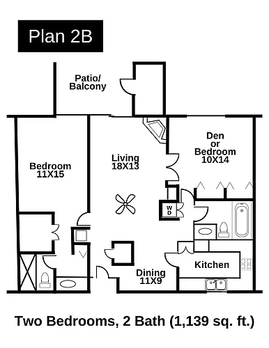 Floor plan 2B Remodel
