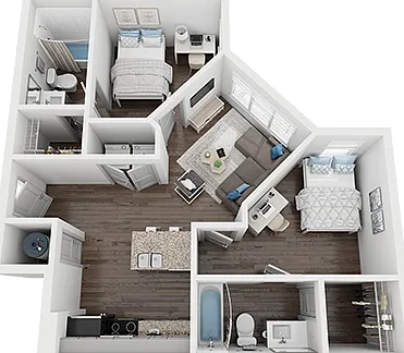 Nova Knoxville 2x2 Frisco C Floor Plan Nova Knoxville 2x2 Frisco C Floor Plan