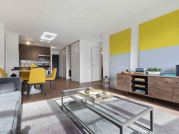 Spacious sun-filled living area