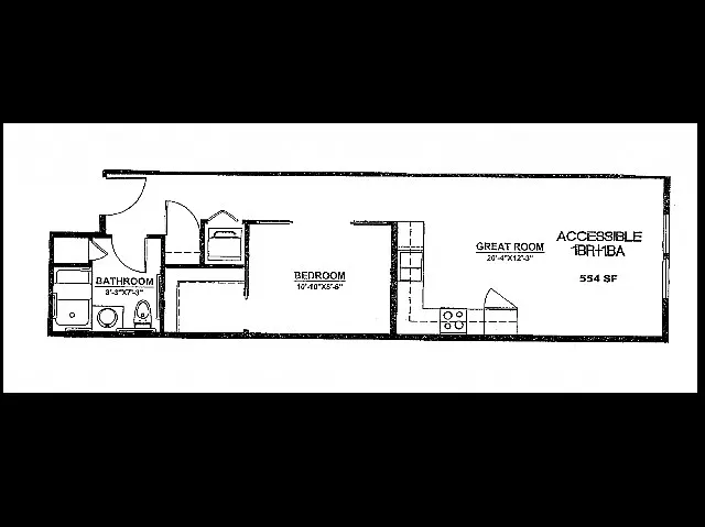 1x1 D 554sqft 1x1 D 554sqft