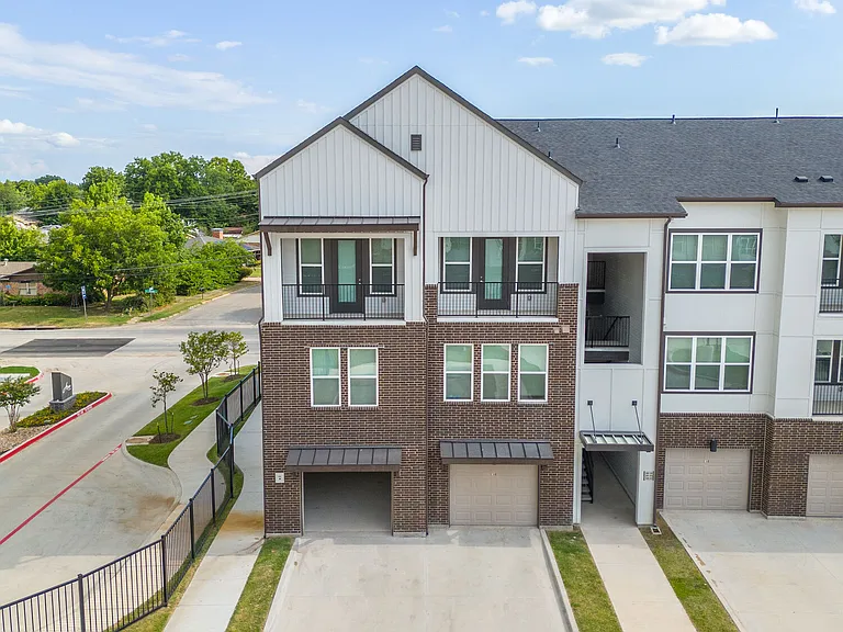 Townhomes with attached garages