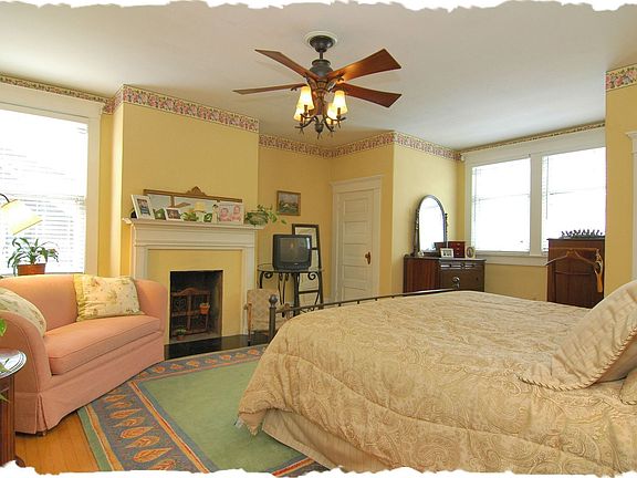 Master Bedroom w/ decorative fireplace