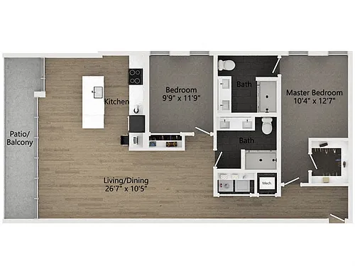 Floor plan B2