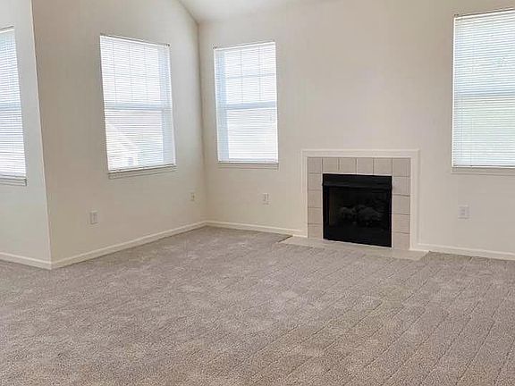Living room with gas fireplace