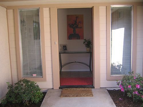 Entrance, front door