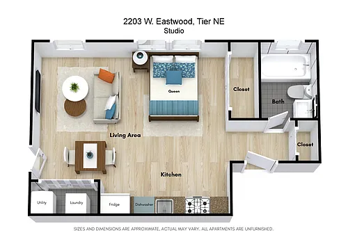 Floor plan Studio