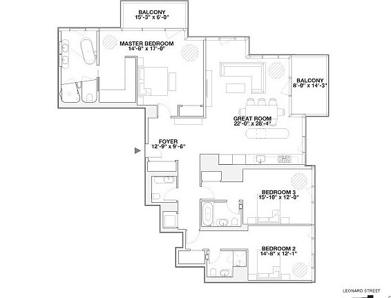 2nd image of 56 Leonard St #35A