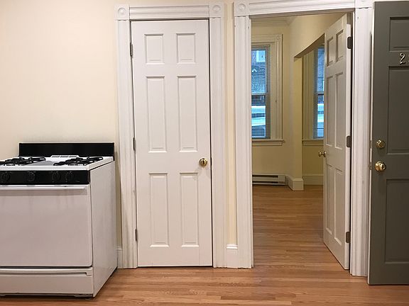 large eat-in kitchen, new hardwood floors