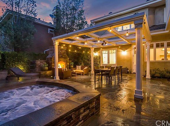 Luxurious and thoughtful design of outdoor and indoor spaces is perfectly carried out. Spa anyone?