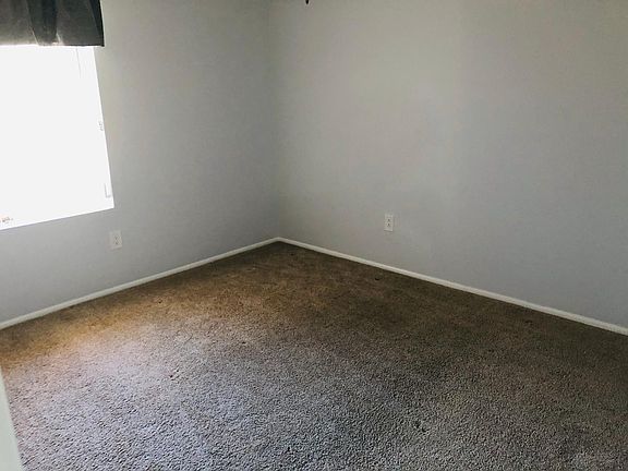 Bedroom with southern view from window.