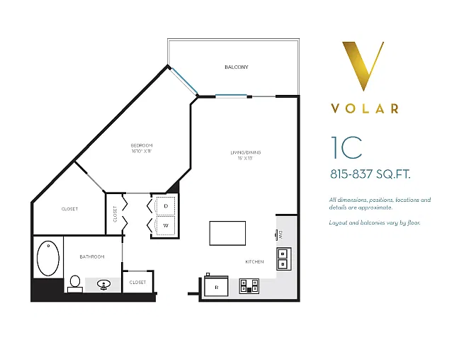 Floor plan Volar 1 - Floor Plan 1C