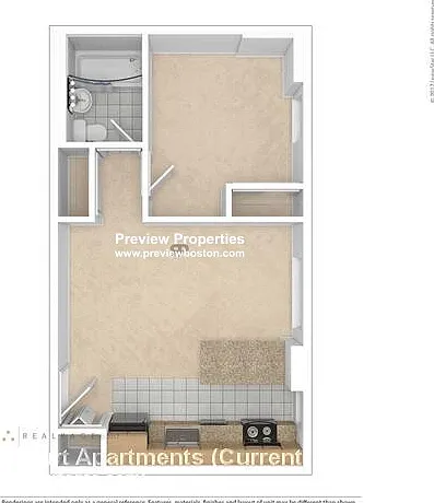 1 bed, 1.0 bath, 501 sqft, $2,863 — Photo 3