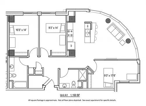 Floor plan Style A1