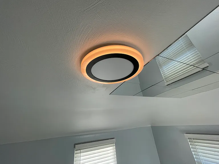 Dimmable night light, main light is dimmable as well
