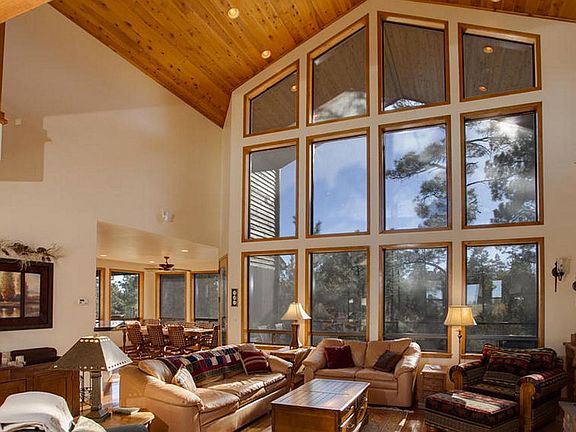 Wall of windows with a view