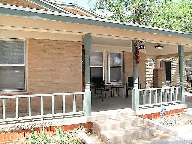 Large covered front porch
