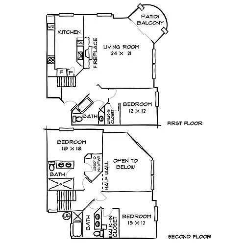 Floor plan Villa Royale