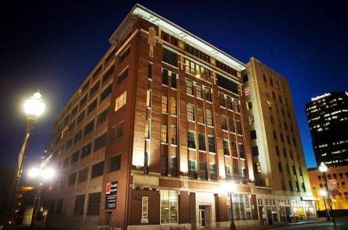 Block 2 at night