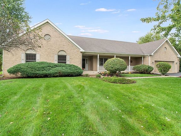Large ranch home on an acre lot with great curb appeal.
