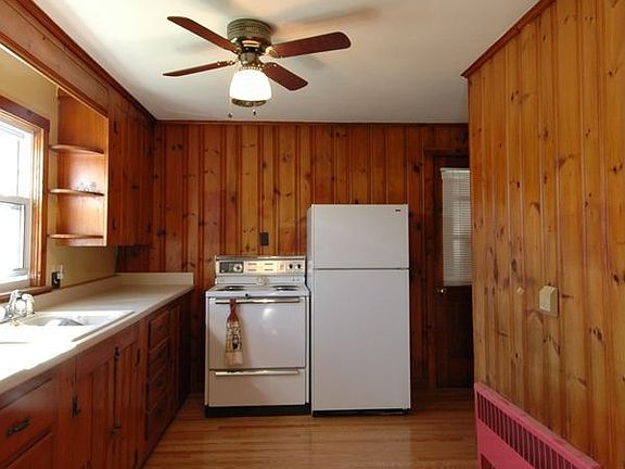 kitchen from entry foyer