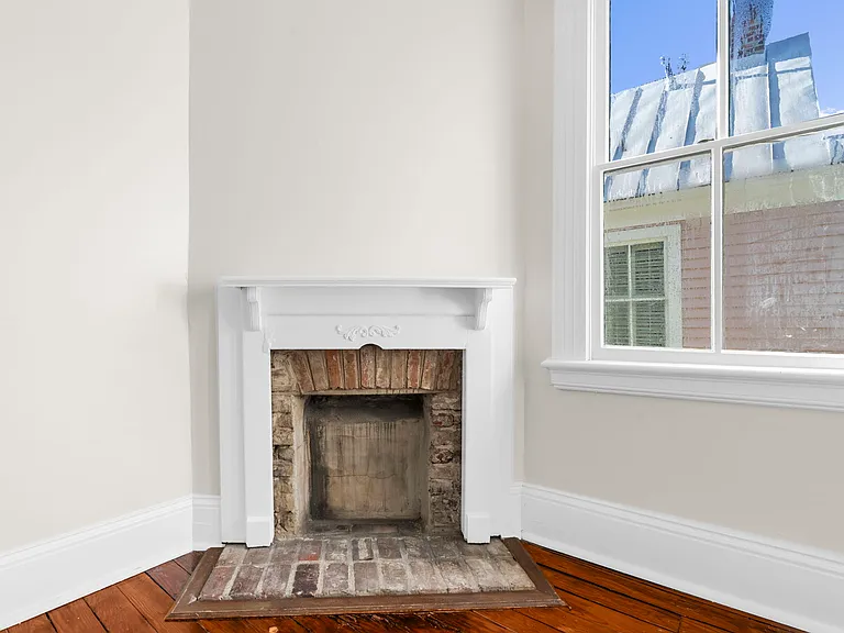 Second Bedroom at the Top of the Stairs with Fireplace