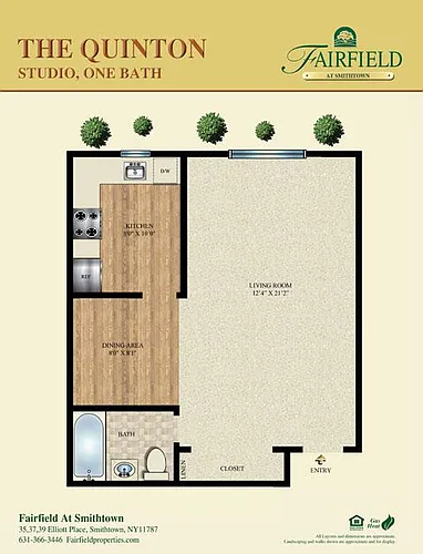 Floor plan The Quinton