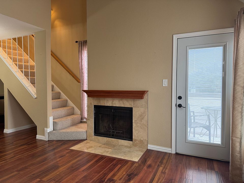 Wood-burning Fireplace and patio
