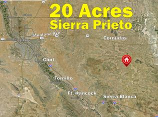 Pn 71739 Sierra Prieto #62, Sierra Blanca, TX 79851