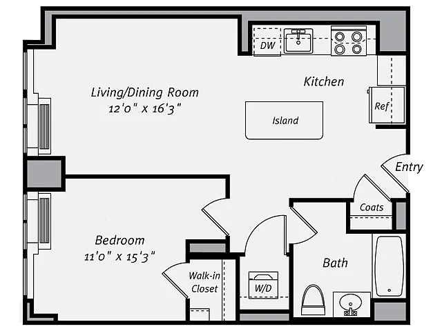 Floor plan The Acadia