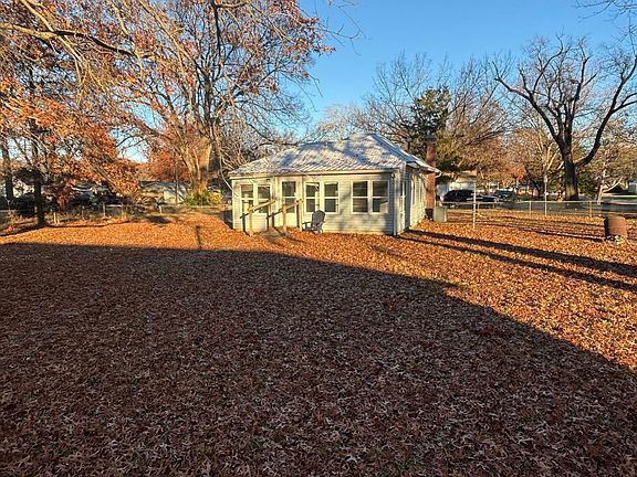Another view of the large, fenced back yard