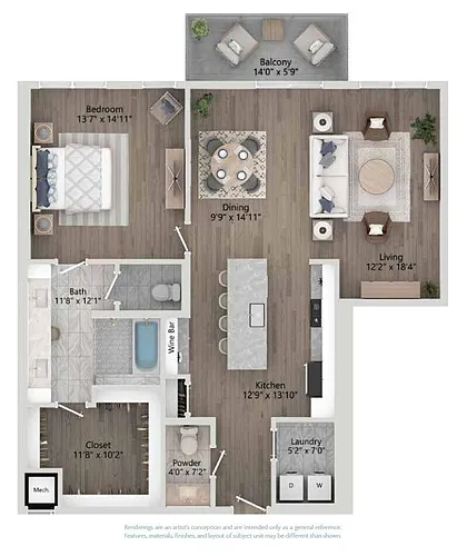Floor plan A4