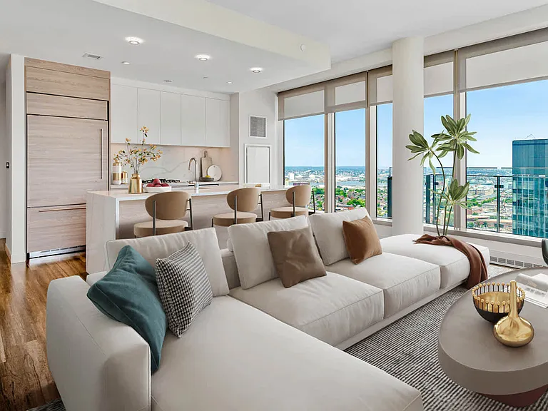 Living Room with Hard Surface Flooring